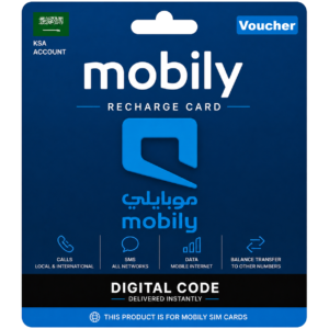 Mobily Recharge Card- Saudi Arabia