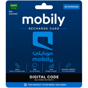 Mobily Recharge Card – Saudi Arabia