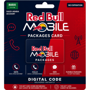 Red Bull Mobile Packages Card – Saudi Arabia