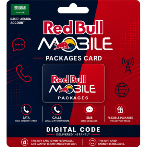 Red Bull Mobile Packages Card– Saudi Arabia