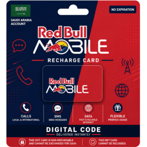 Red Bull Mobile Recharge Card – Saudi Arabia