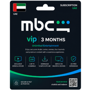 Shahid VIP Subscription – UAE Account