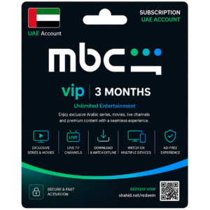 Shahid VIP Subscription– UAE Account