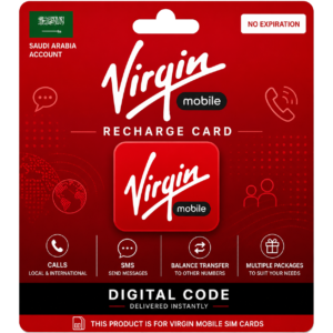 Virgin Mobile Recharge Card – Saudi Arabia
