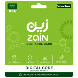Zain Recharge Card-–Saudi Arabia