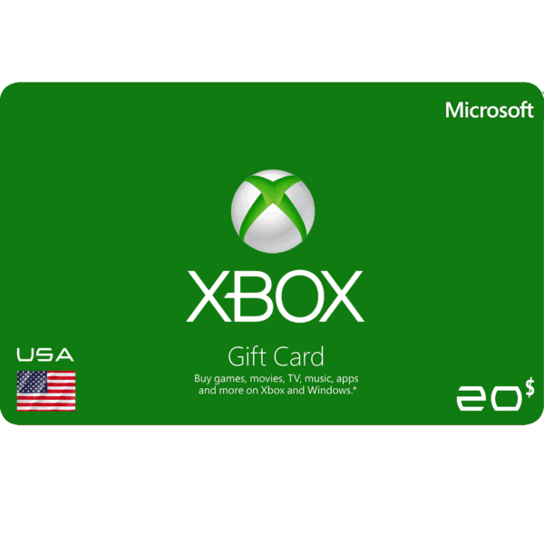 Xbox Live Gift Card 20$ - USA