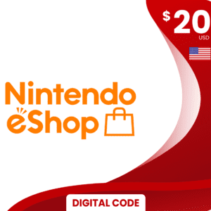 Nintendo eShop Gift Cards 20$ - USA