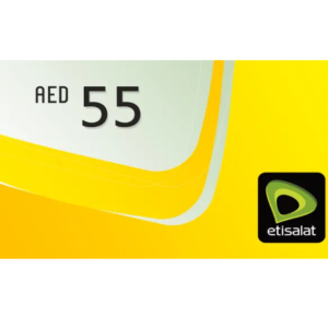 Etisalat Prepaid Card 55 AED