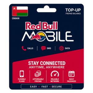 RedBull Mobile Recharge Card – Oman