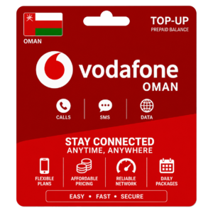 Vodafone Recharge Card – Oman