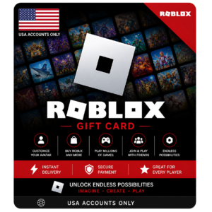 Roblox Gift Card – (USA Accounts ONLY)