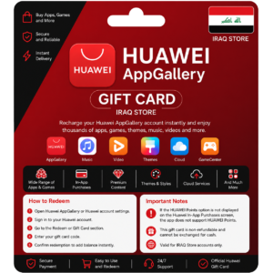 Huawei App Gallery Gift Card – Iraq Store