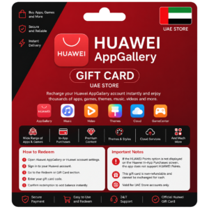 Huawei App Gallery Gift Card – UAE Store