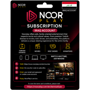 Noor Play Subscription – Iraq Account