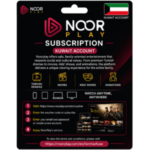 Noor Play Subscription – Kuwait Account