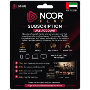 Noor Play Subscription – UAE Account
