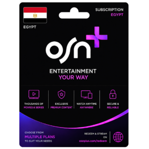 OSN+ Subscription – Egypt
