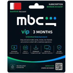Shahid VIP Subscription – Bahrain Account