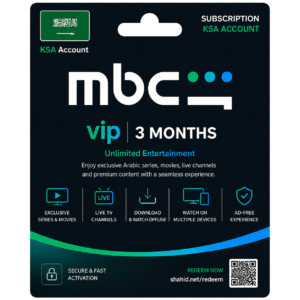 Shahid VIP Subscription – KSA Account