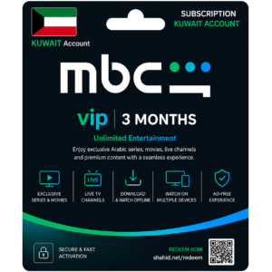 Shahid VIP Subscription – Kuwait Account