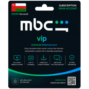 Shahid VIP Subscription – Oman Account