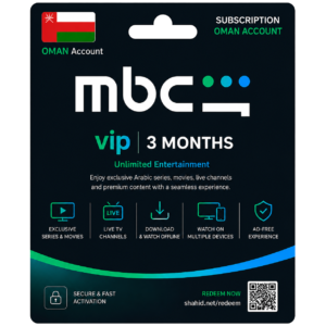 Shahid VIP Subscription – Oman Account