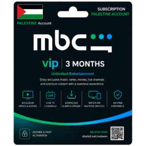 Shahid VIP Subscription – Palestine Account