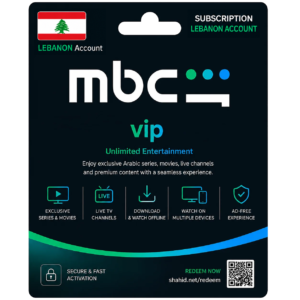 Shahid VIP Subscription – Lebanon Account
